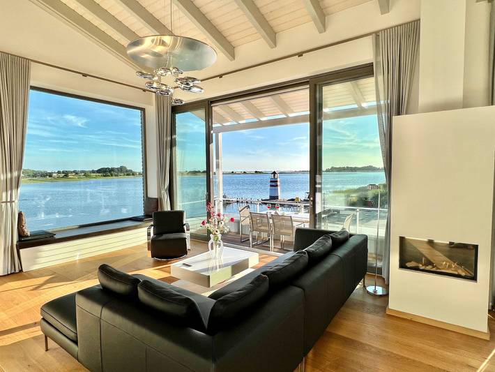 Ferienwohnung für 2 Personen, mit Balkon und Ausblick sowie Sauna in Ummanz