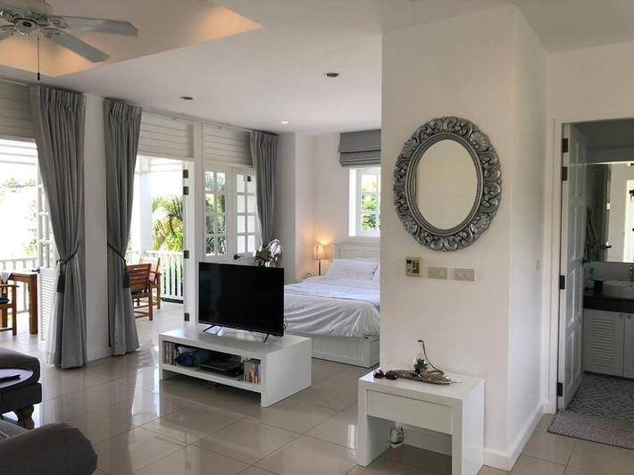 Appartement de vacances pour 3 personnes, avec piscine ainsi que balcon et vue - 1