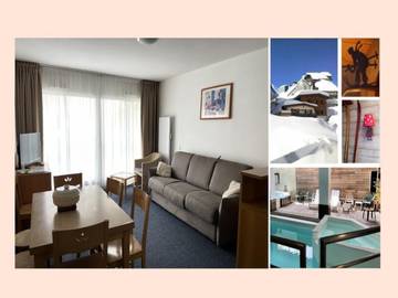 Chalet pour 6 personnes, avec piscine, adapté aux familles dans Gourette