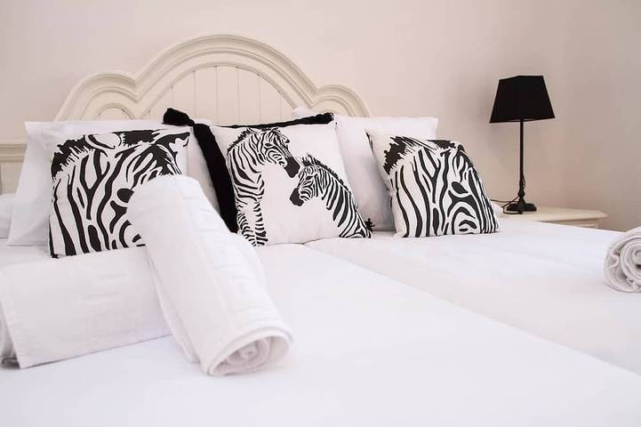 Double room 2 beds in Casa El Villar in Brazatortas, Comarca de la Mancha