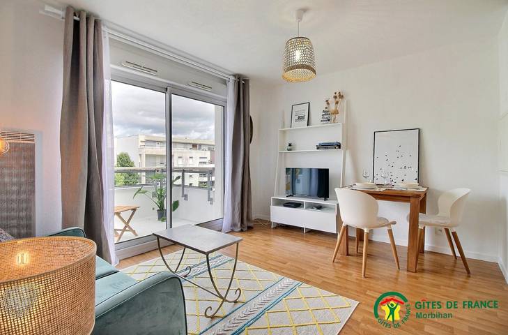 Gîte pour 2 personnes, avec Terrasse à Séné - 2