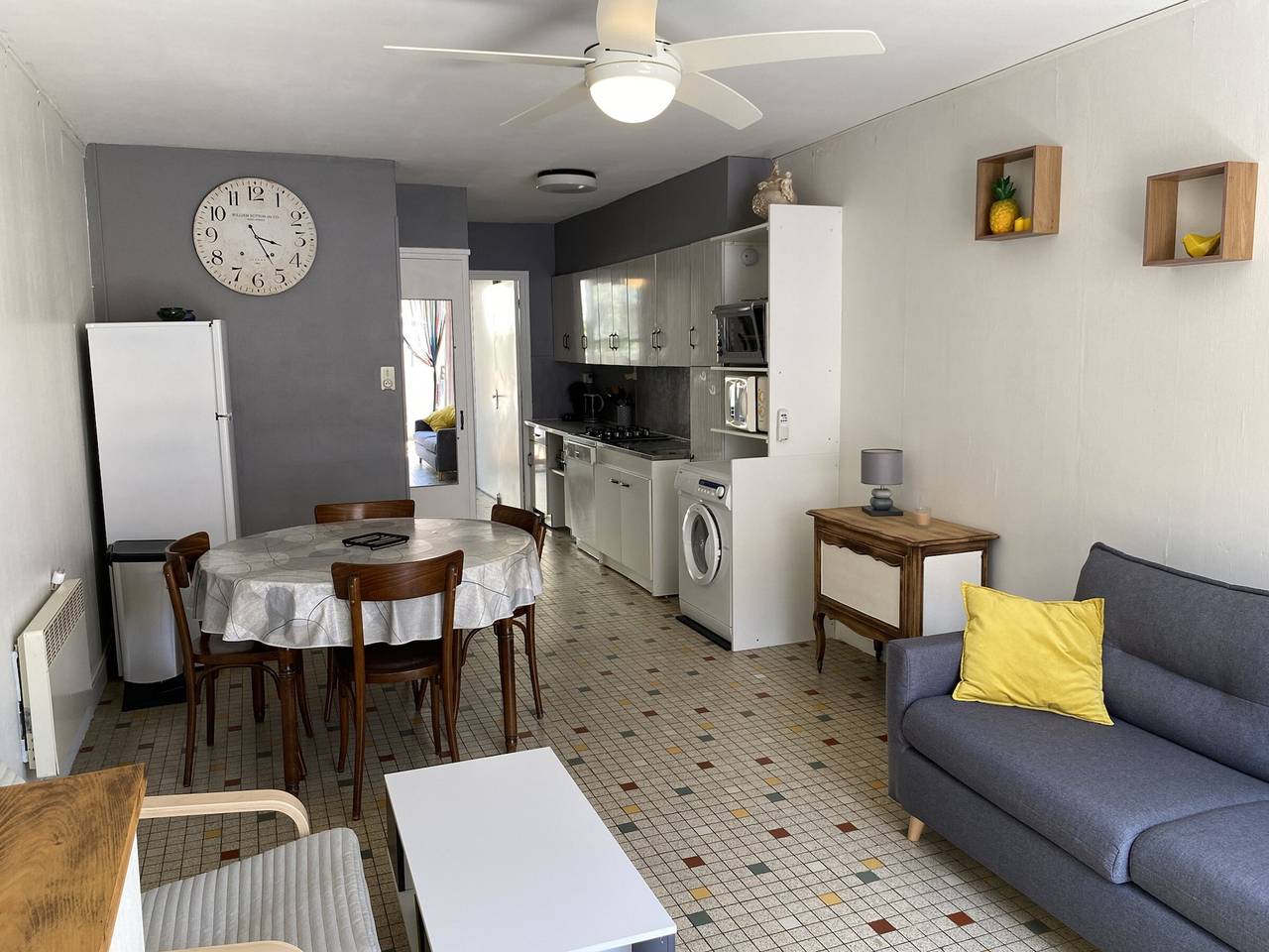 Neu Neuheit: Geräumige T2 Villa 40m² für 4 Personen, 400m vom Strand, Terrasse, Tv, Spül- und Waschmaschine in Port-la-Nouvelle, Mittelmeerküste (Frankreich)