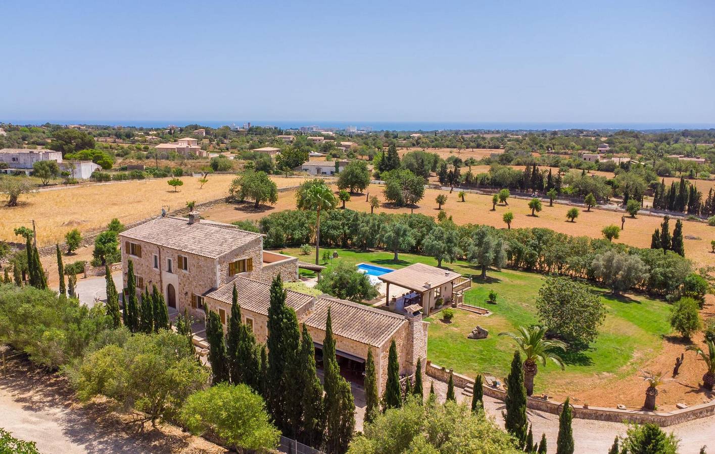 Rückzugsort am Pool mit Terrasse und Küche | in der Nähe von Jumaica C'an Pepe in Manacor, Mallorca Osten