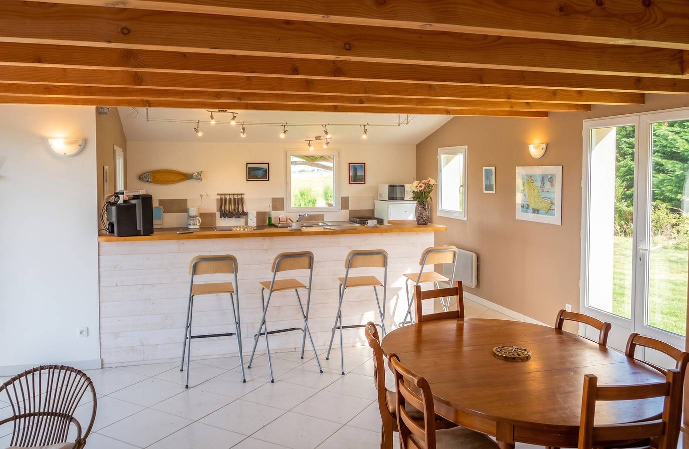 Charmantes Haus in Sauzon mit Garten und Terrasse in Sauzon, Côte des Mégalithes