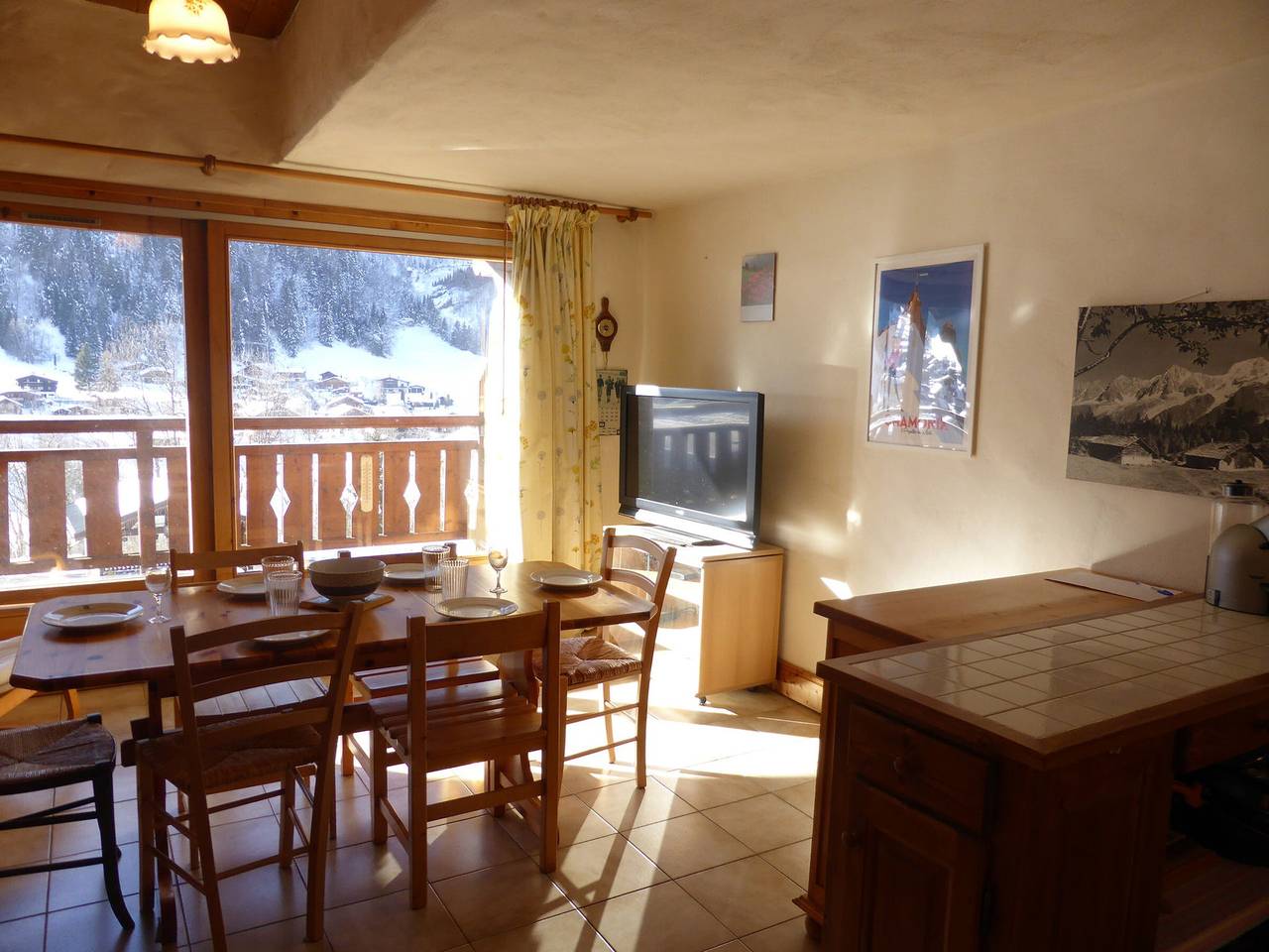 Appartement entier, Appartement cosy 3 pièces avec balcon pour 6 personnes au centre des Contamines-Montjoie in Les Contamines-Montjoie, Pays du Mont-Blanc