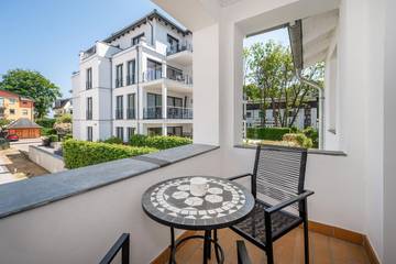 Ferienwohnung für 3 Personen, mit Balkon in Heringsdorf