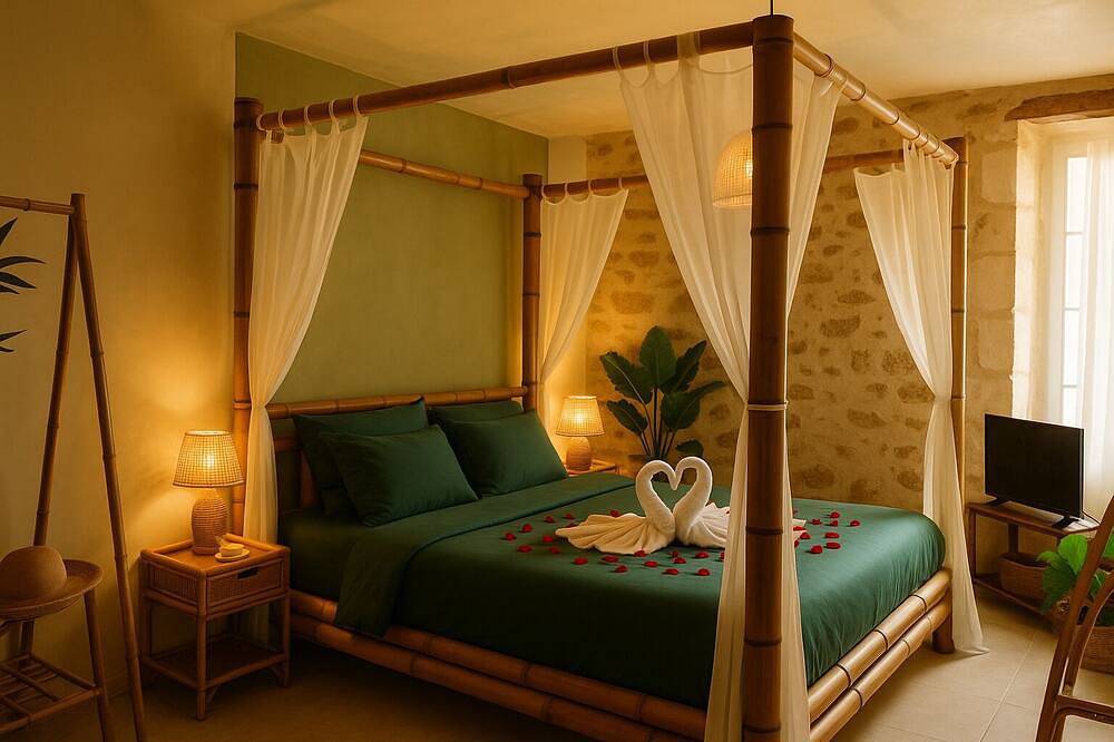 Apartamento entero, Loveroom in Bali, relaxing and romantic. Close to castles in Cour-Cheverny, Sologne