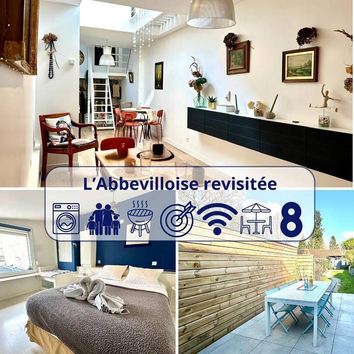 Casa de vacaciones para 8 personas, con jardín - 1