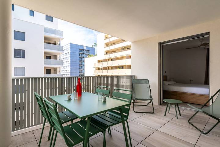 Gîte pour 4 personnes, avec Balcon et Terrasse à Montpellier