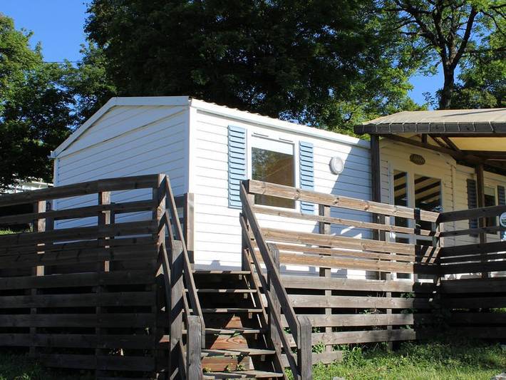 Mobil home pour 6 personnes, avec bassin pour enfant, animaux acceptés à Miribel-les-Échelles - 2
