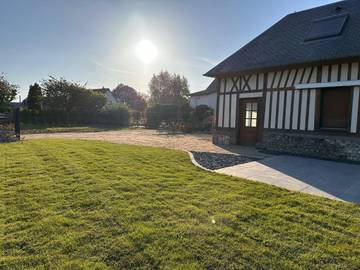 Gîte pour 4 personnes, avec terrasse à Saint-Vincent-Cramesnil