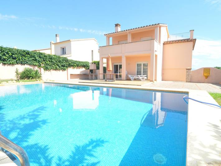 Villa pour 8 personnes, avec Balcon ainsi que Terrasse et Jardin à L'Escala