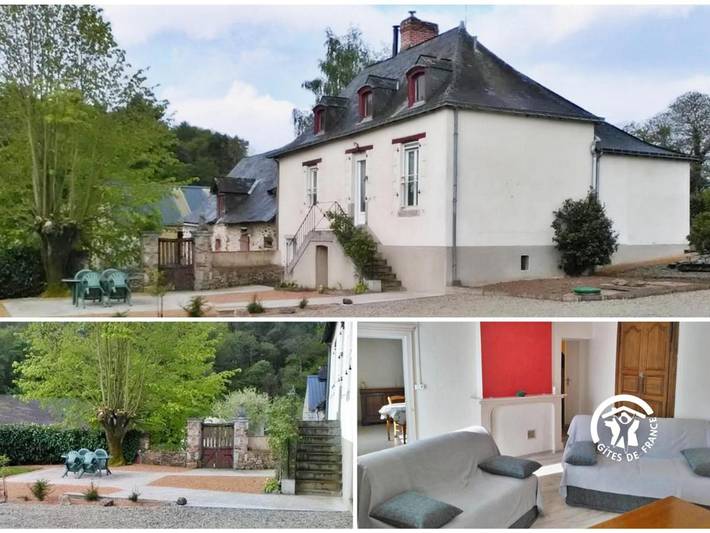 Gîte pour 6 personnes, avec terrasse à L'Huisserie