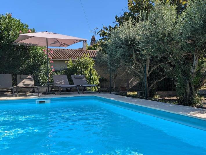 Maison de vacances pour 6 personnes, avec jardin ainsi que piscine et vue - 1