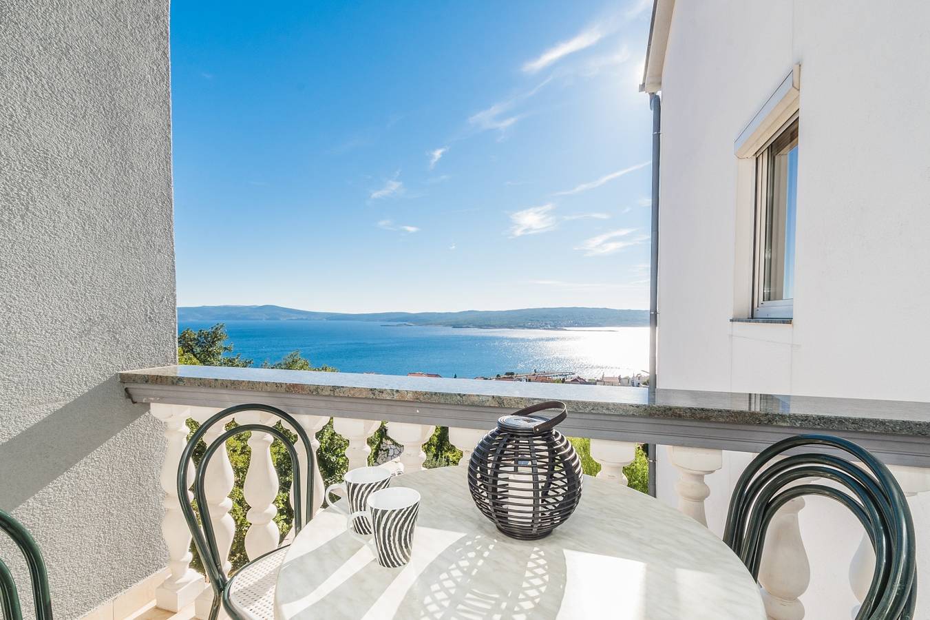 Cijeli apartman, Ferienwohnung in Crikvenica mit Meerblick, Terrasse, Klimaanlage, W-Lan (3492-6) in Crikvenica, Primorsko-goranska županija