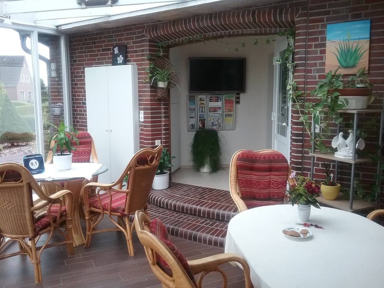 Ganze Ferienwohnung, Komfort 4 Sterne Wohnung " Flut " für 4 Erw. + Kleinkind in Ostfriesland in Utarp, Landkreis Wittmund