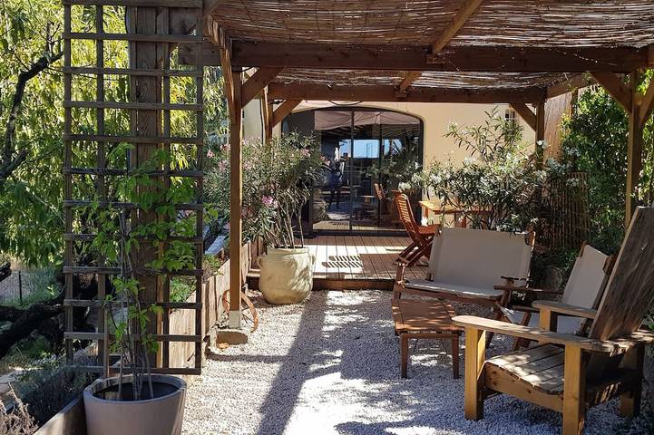 Ferienhaus für 4 Personen, mit Terrasse und Garten in Sete