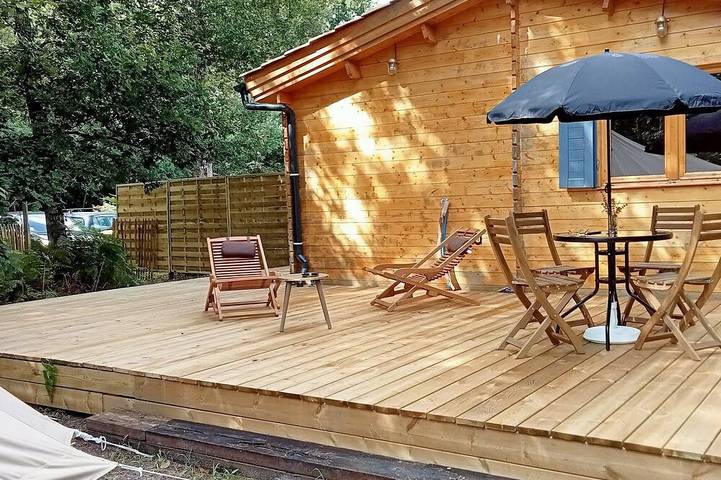 Chalet pour 4 personnes, avec jardin