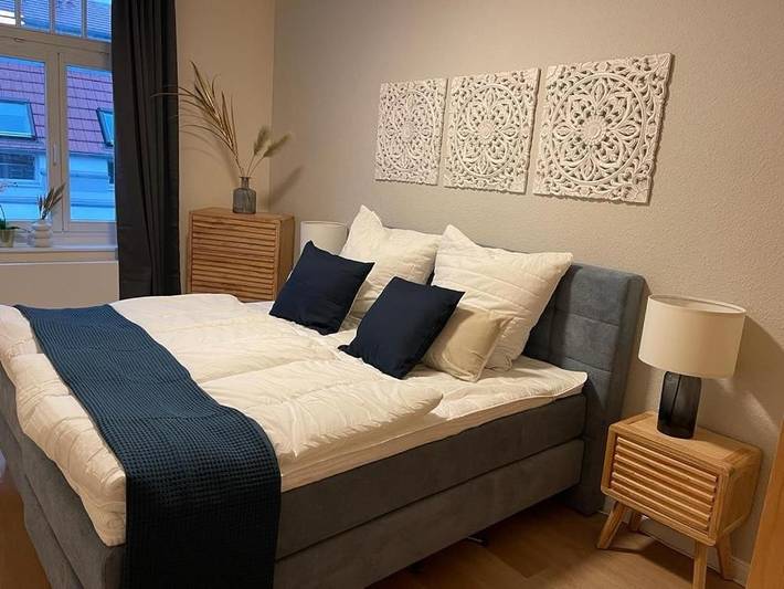 Ferienwohnung für 6 Personen, mit Balkon und Whirlpool sowie Sauna und Ausblick in Hanse Sail - 4