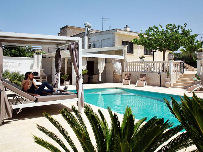 Location de vacances pour 8 personnes, avec jardin et piscine, adapté aux familles à Locorotondo - 4
