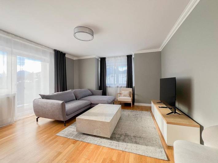 Ferienwohnung für 5 Personen, mit Balkon und Terrasse sowie Ausblick in Eschenlohe