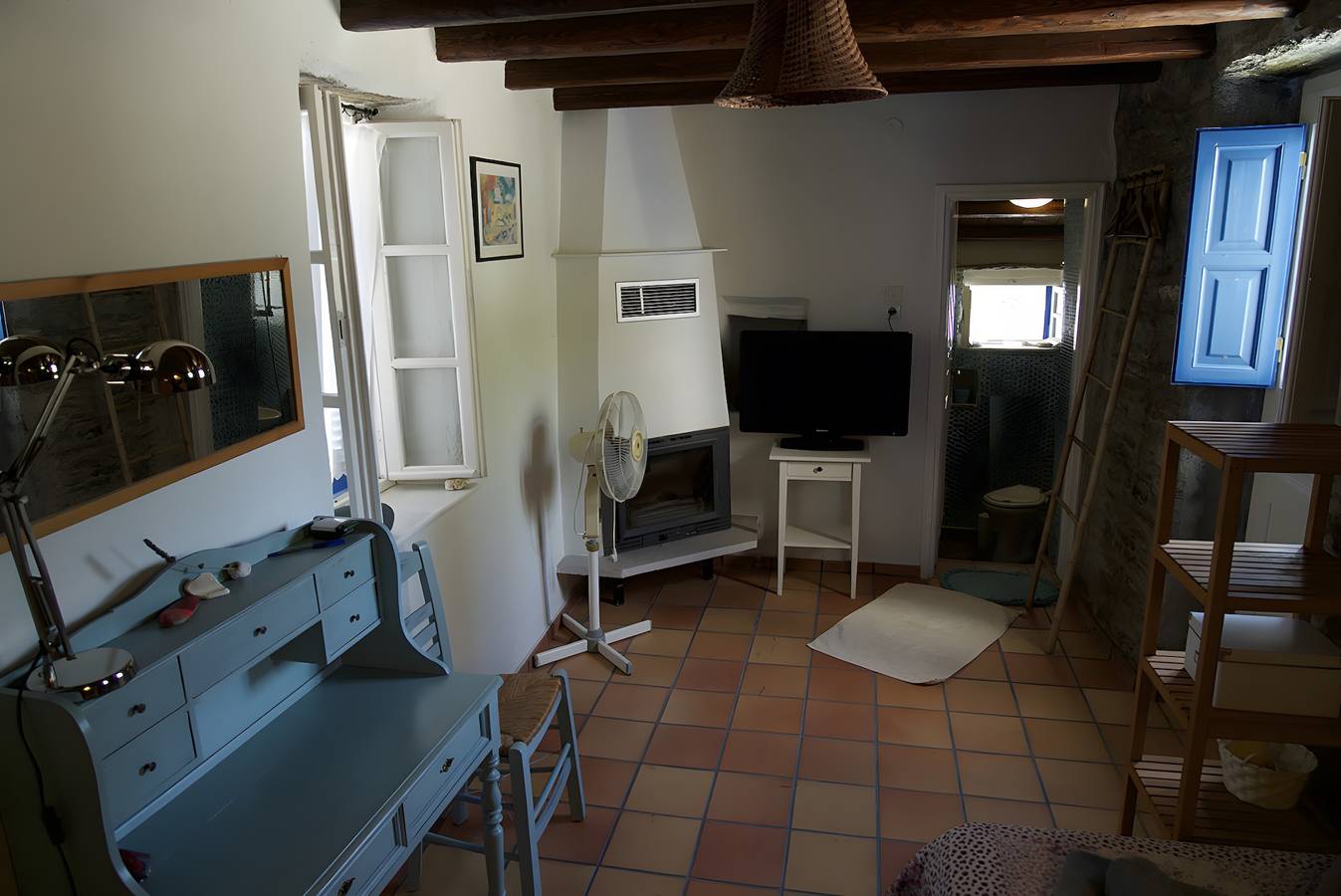 Casa Vacanze 'Alba Andros Studio' con Vista Mare, Wi-Fi e Aria Condizionata in Ipsila, Andros