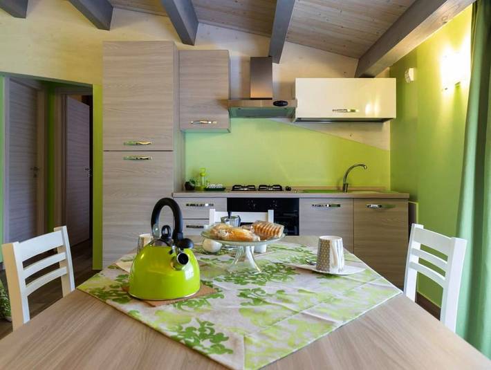 Appartement de vacances pour 2 personnes, avec Balcon et Vue à Cervaro