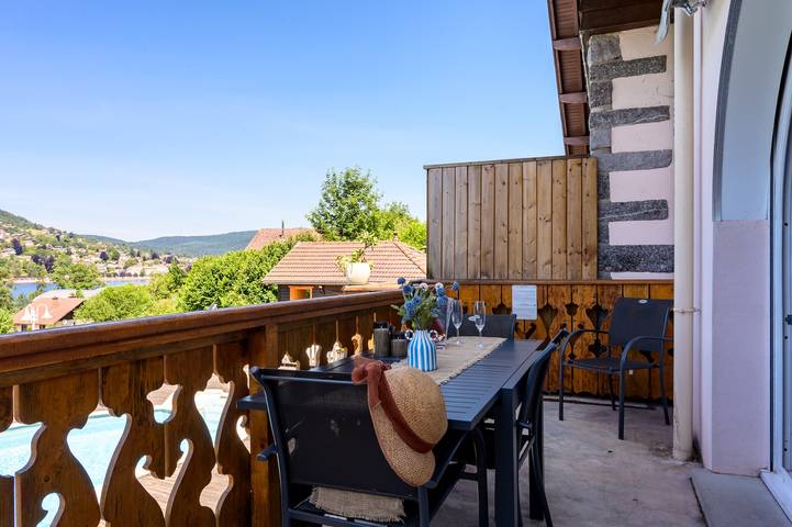 Ferienwohnung für 6 Personen, mit Balkon und Garten sowie Kinderpool und Seeblick in Lothringen - 3