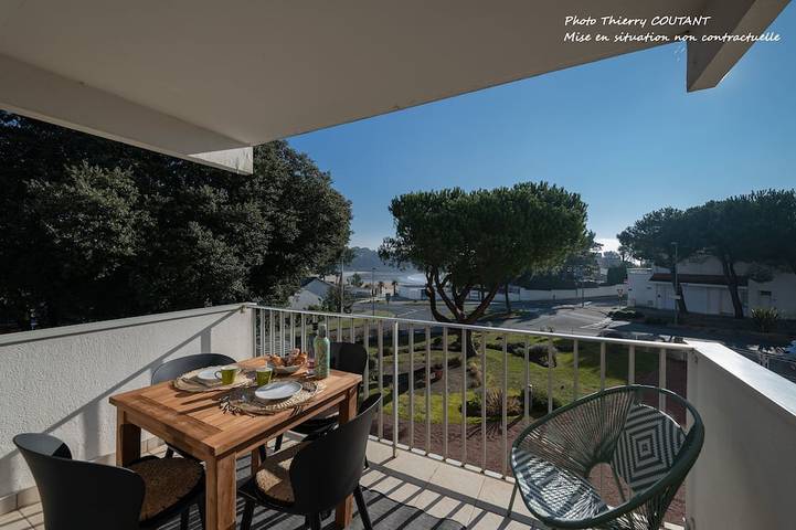 Vakantiewoning voor 4 personen, met balkon in Saint-Palais-sur-Mer