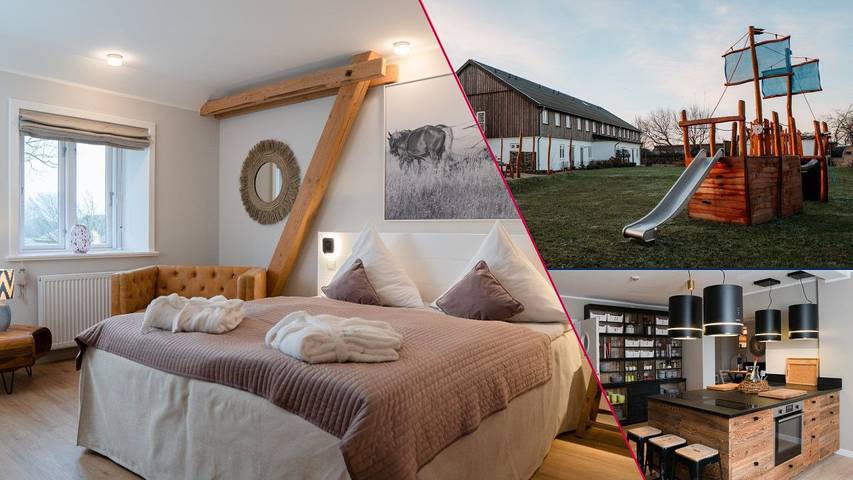 Ferienwohnung für 4 Personen, mit Garten und Sauna in Alkersum