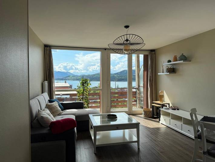Appartement de vacances pour 4 personnes, avec Balcon ainsi que Terrasse et Vue