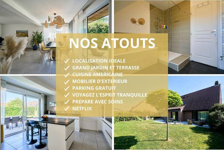 Location de vacances pour 8 personnes, avec jardin dans Santes - 2