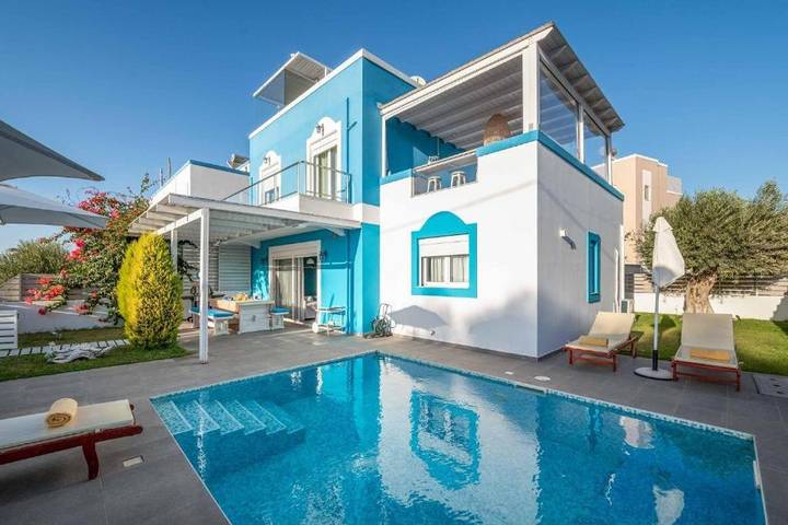 Villa voor 8 personen, with whirlpool and zwembad as well as tuin, kindvriendelijk op Kos