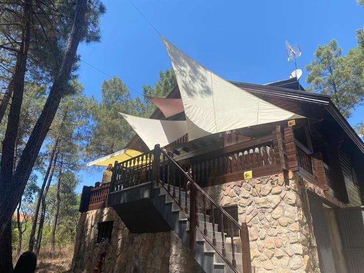 Location de vacances pour 10 personnes, avec jardin ainsi que piscine et vue à Las Navas del Marqués - 4