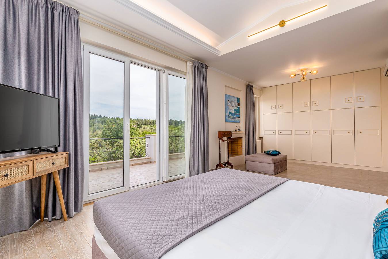 Villa für 11 Personen mit Terrasse in Poulades, Korfu