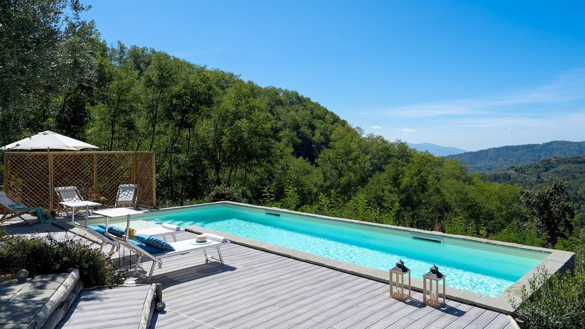 Ferienhaus für 3 Personen, mit Garten in Massa e Cozzile