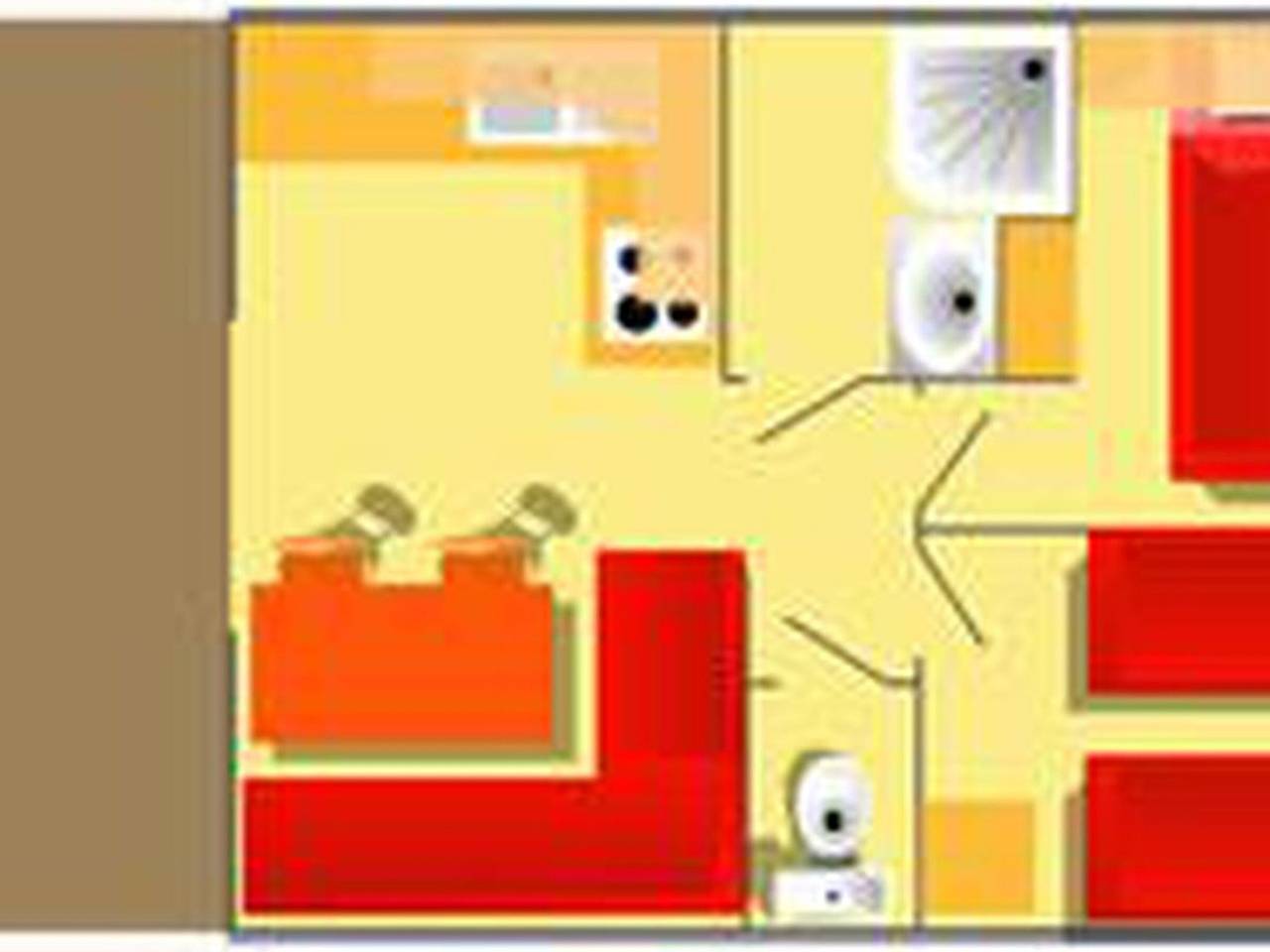 Mobil home confortable avec terrasse in Luynes, Région de Tours