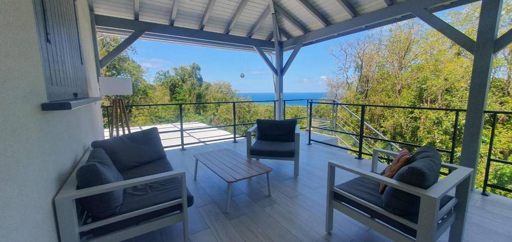 Villa pour 6 personnes, avec jardin ainsi que vue et piscine à Deshaies - 4