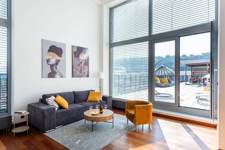 Ferielejlighed for 10 personer, med balkon/terrasse, husdyr tilladt i Tjekkiet