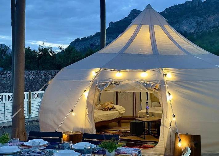 Parc de vacances pour 2 personnes, avec vue et piscine ainsi que terrasse et jardin à Gandia - 4