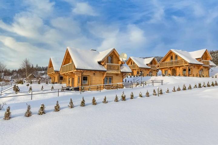 Dom dla 8 osób, z balkon i widok w Tylicz