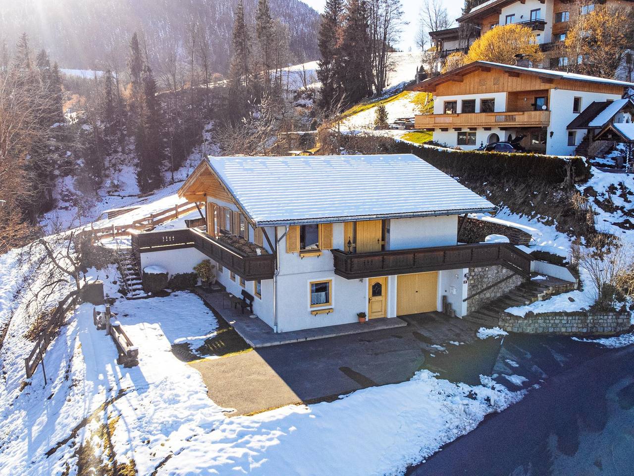 Ganze Wohnung, Schöne Wohnung mit Gartenterrasse in Aussichtslage in Hopfgarten im Brixental, Kaisergebirge