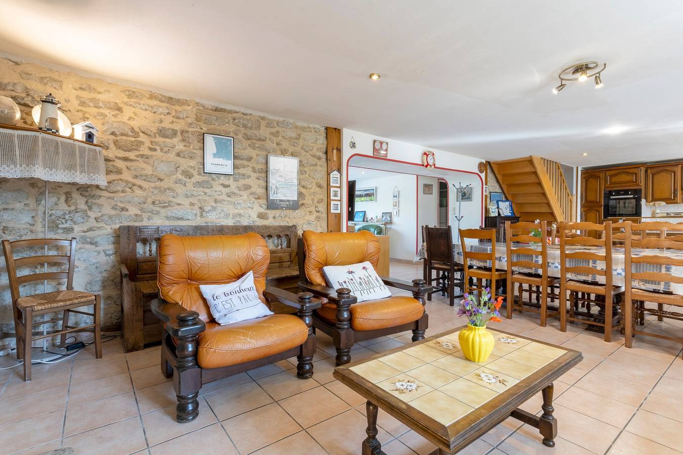 Ferienhaus 'Maison Familiale 800m De La Plage' mit privater Terrasse und privatem Garten in Penmarc'h, Quimper und Umgebung
