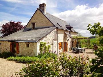 Gîte pour 7 personnes, avec terrasse et jardin à Marcé-sur-Esves