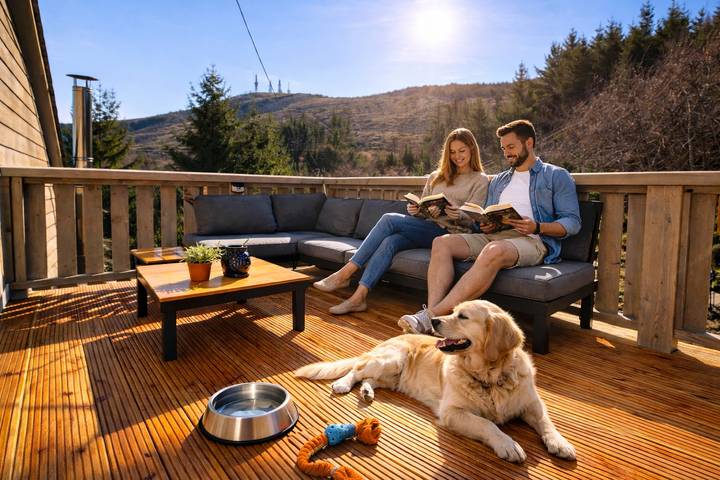 Ferienwohnung für 3 Personen, mit Balkon und Garten sowie Sauna und Ausblick in Bestwig