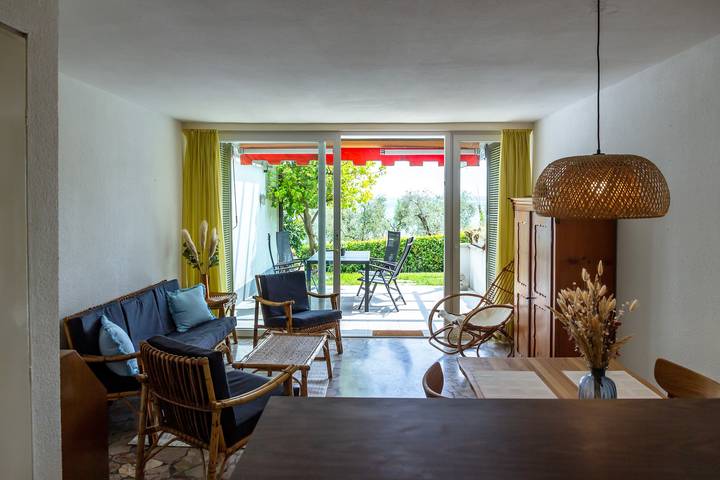 Ferienhaus für 4 Personen, mit Balkon und Garten sowie Seeblick in Moniga del Garda - 2