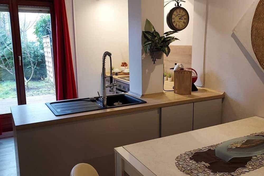 Appartement entier, Vieux Château – jardin privatif, parking gratuit, climatisé in Mulhouse, Région de Mulhouse