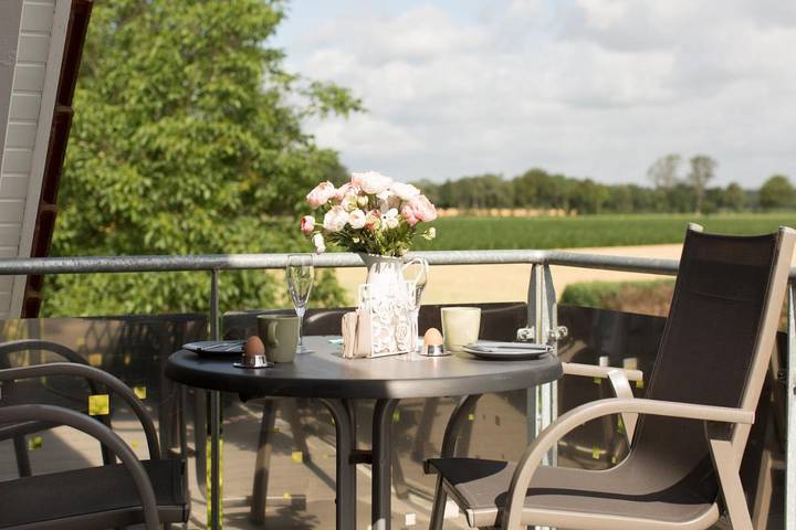 Ferienwohnung für 2 Personen, mit Balkon und Terrasse sowie Ausblick in Löningen - 3