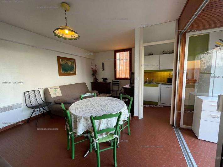 Ganze Wohnung, Charmantes 2 Zimmer, Terrasse, nah am Strand, Parkplatz in La Côte Vermeille, Collioure