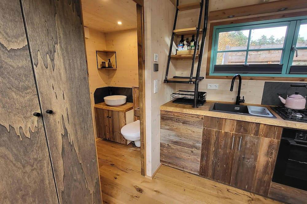 Eco Tiny House im Ferienpark nahe Ökodorf in Steyerberg, Niedersachsen
